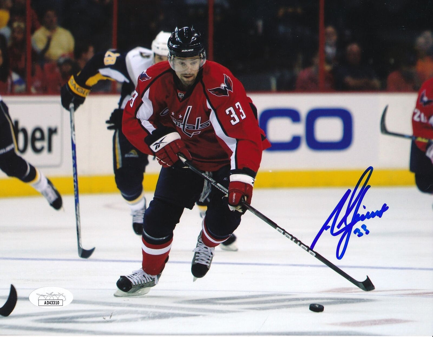 Alexandre Giroux Autographed 8x10 Photo Washington Capitals JSA