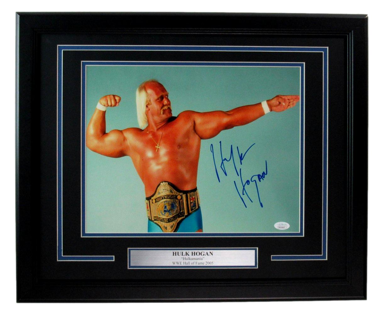 Hulk Hogan WWE HOF Signed/Autographed 11x14 Photo Framed JSA 190548