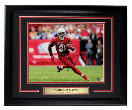 Patrick Peterson Autographed 11x14 Photo Arizona Cardinals Framed Beckett