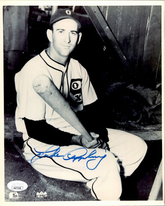 Luke Appling HOF Signed/Autographed 8x10 Photo Chicago White Sox JSA 191543