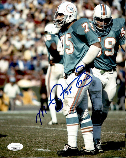 Manny Fernandez Miami Dolphins Signed/Autographed 8x10 Photo JSA 161434