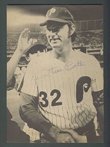 Steve Carlton Philadelphia Phillies Autographed/Signed Magazine Page 123604