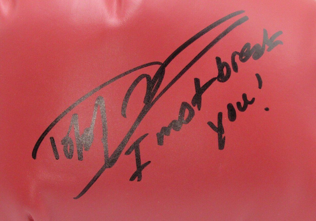 Dolph Lundgren Signed "I Must Break You Drago" Boxing Glove PSA/DNA 180027