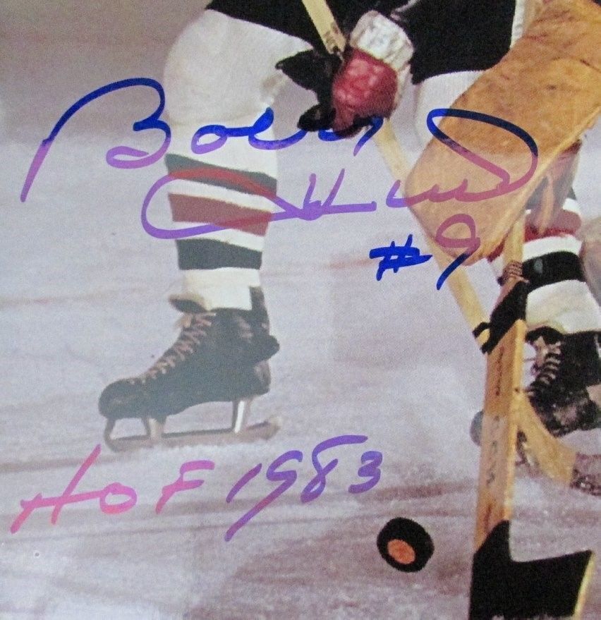 Bobby Hull Chicago Blackhawks Autographed/Signed 11x14 Photo 127792