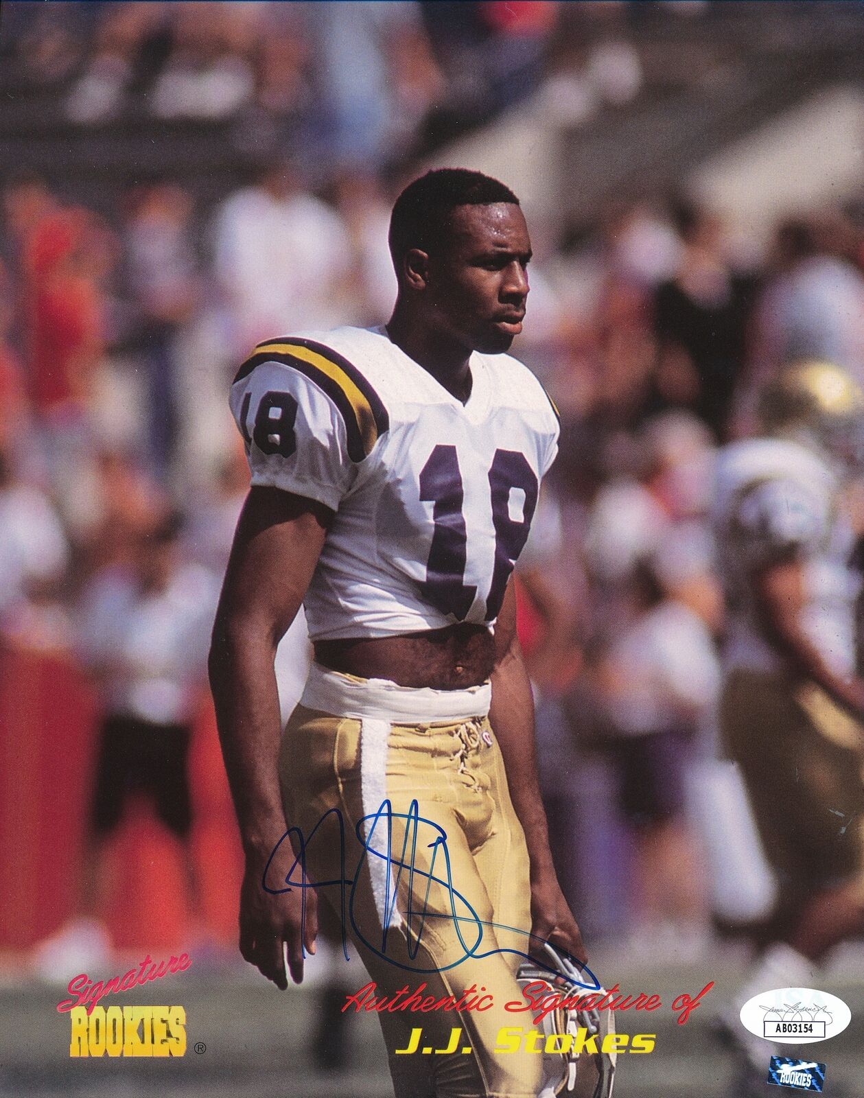 J.J. Stokes UCLA Signed/Autographed 8x10 Photo JSA 166926