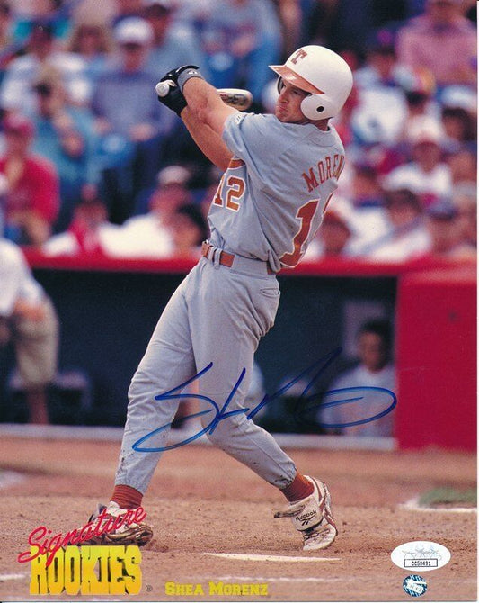 Shea Morenz Texas Longhorns Signed 8x10 Color Photo JSA 141323