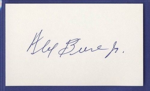 Alex Burl Cardinals Signed/Autographed 3x5 Index Card