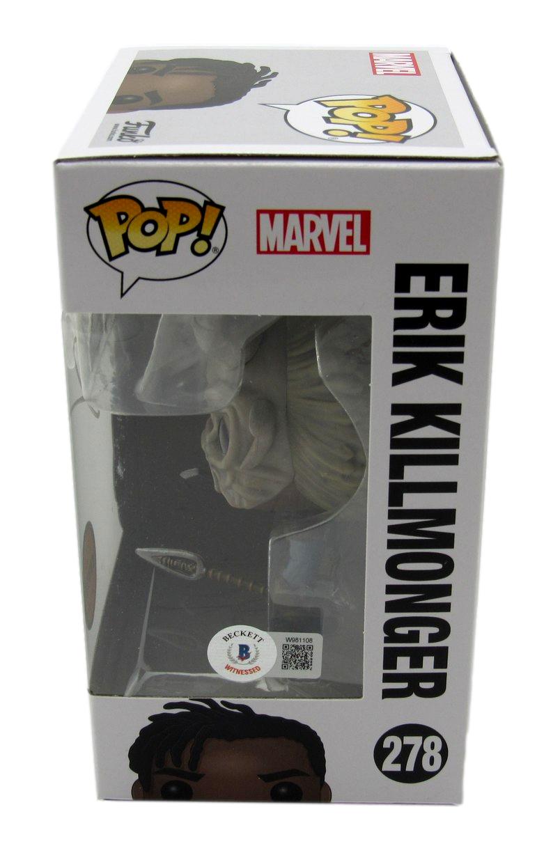 Michael B. Jordan Autographed Funko Pop! #278 "Black Panther" Beckett 181188