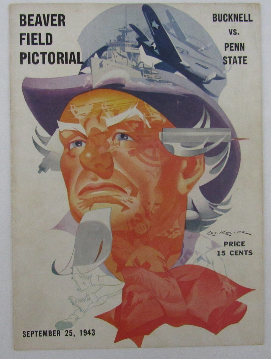 1943 Penn State Nittany Lions vs. Bucknell  College Football Program 137555