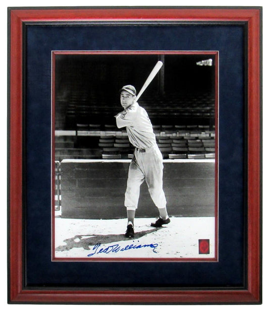 Ted Williams 1939 Red Sox Signed/Autographed 16x20 B/W Photo Framed JSA 150106