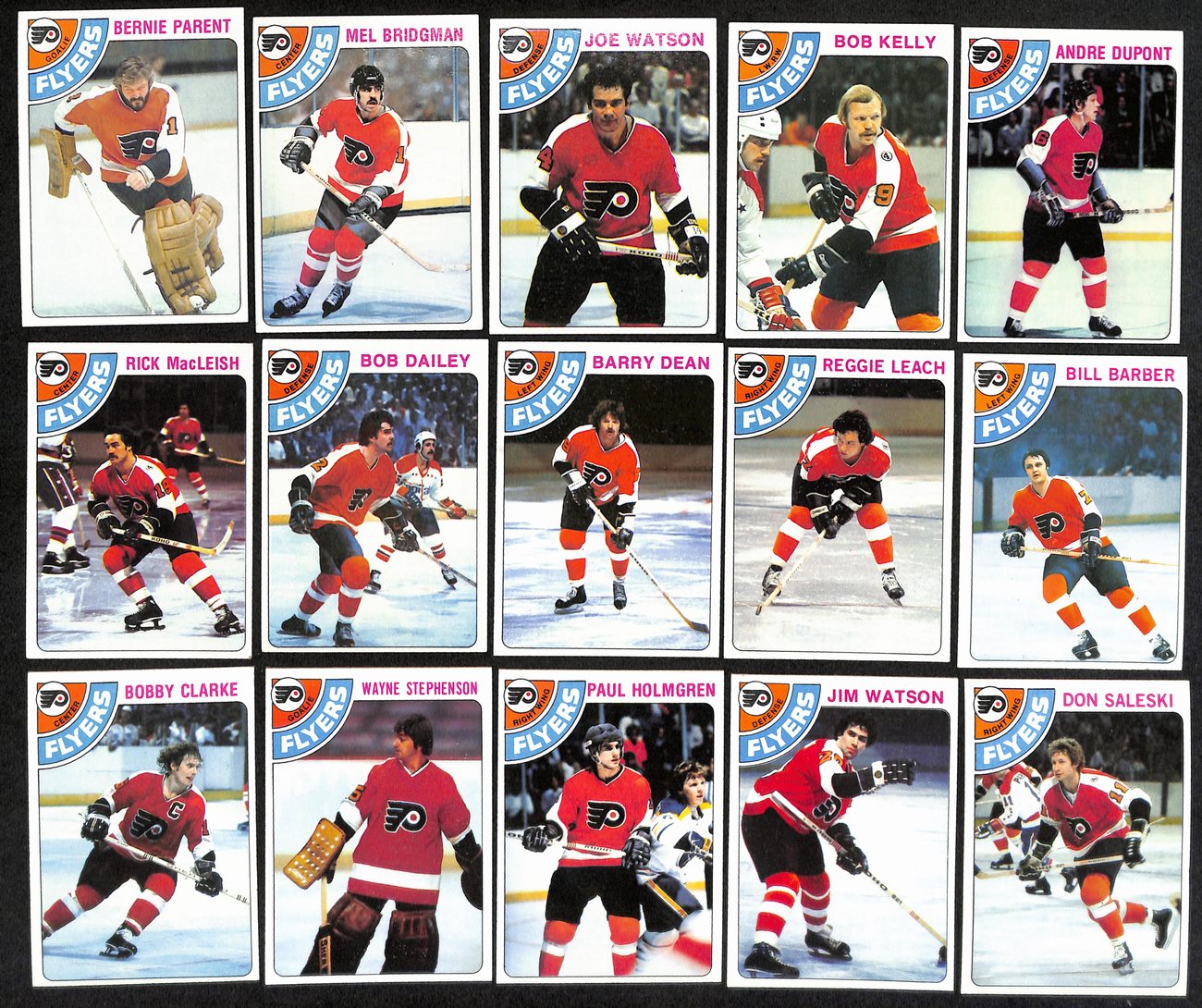 1978-79 Topps Hockey Philadelphia Flyers Complete Team Set (20/20) Cards 189205
