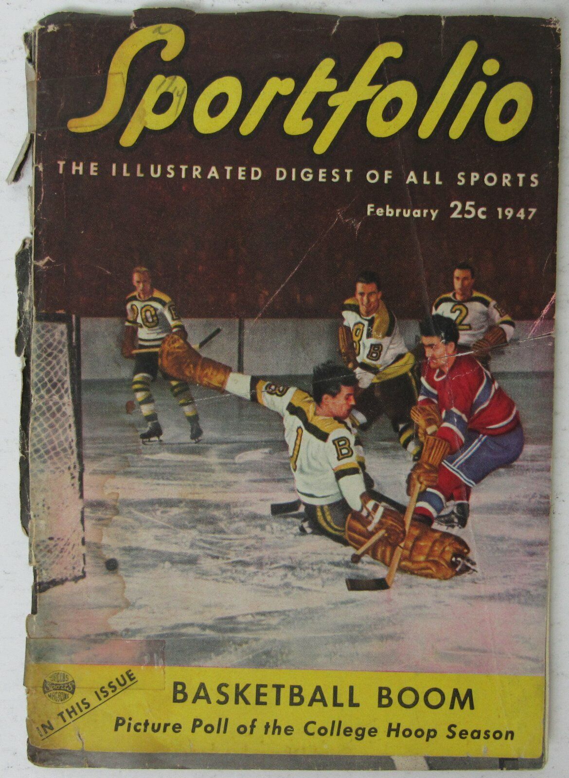 1947 February Sportfolio All Sports Digest Guide Yearbook 144909