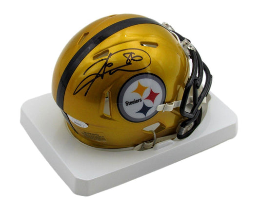 Hines Ward  Autographed Flash Alternate Mini Football Helmet Steelers JSA