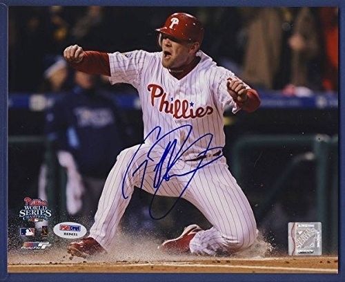 Geoff Jenkins Phillies WS Signed 8x10 Photo PSA/DNA