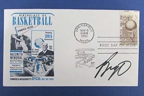 Oscar Robertson Autographed/Signed 1961 Naismith HOF FDC First Day Cover 126743