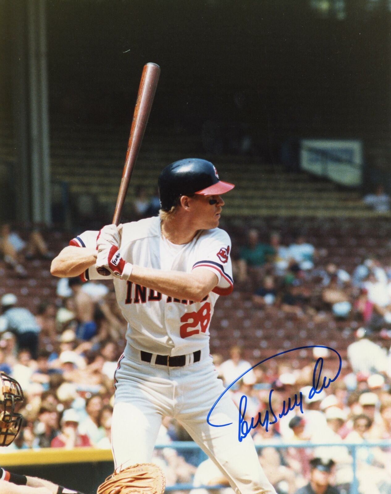 Cory Snyder Indians Autographed/Signed 8x10 Photo PASS 142630