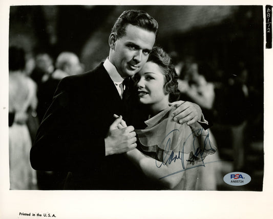 Anne Baxter Signed/Autographed 8x10 B/W Photo Actress PSA/DNA 192077