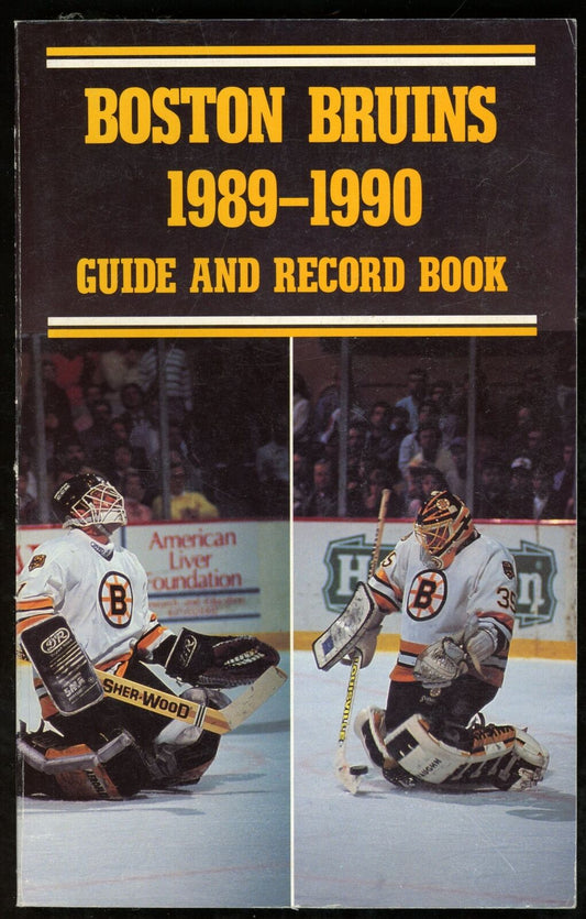 1989-1990 Boston Bruins Press/Media Guide and Record Book 177693