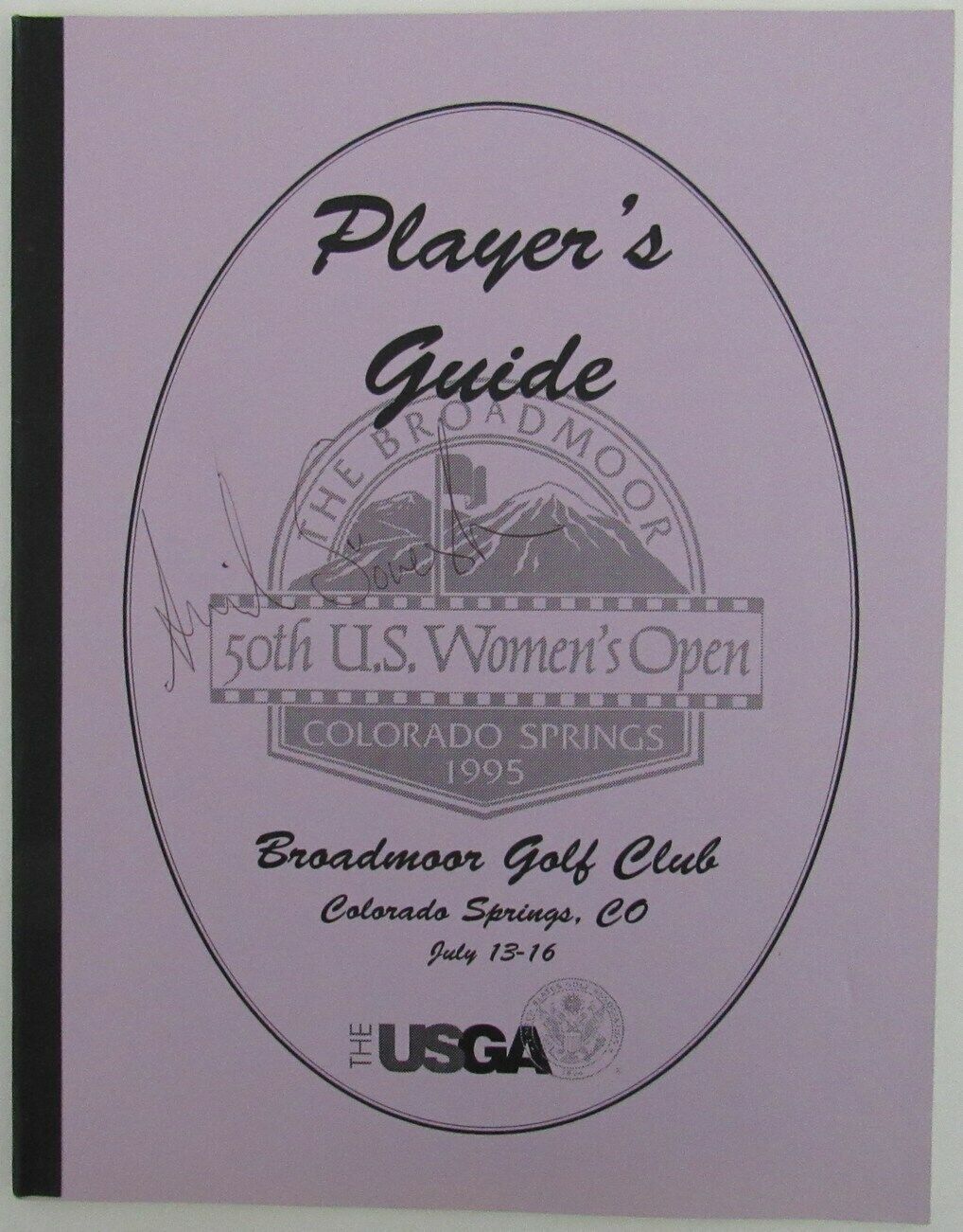 Annika Sorenstam LPGA Champ Signed 1995 U.S. Womens Open Players Guide JSA