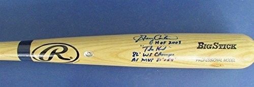 Gary Carter Mets Expos Multi-Signed Baseball Bat Reggie Jackson HOLO 133520