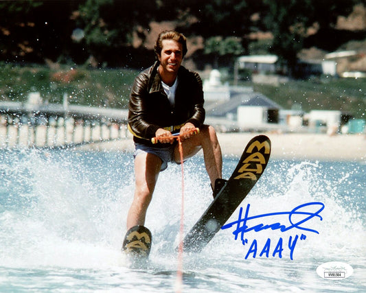 Henry Winkler "Happy Days" Signed/Inscribed "AAAY" 8x10 Photo JSA 166191