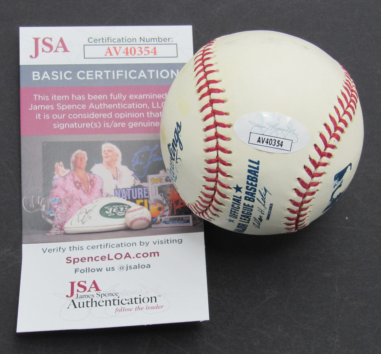 Greg Minton Signed/Autographed OML Baseball San Francisco Giants JSA 189846
