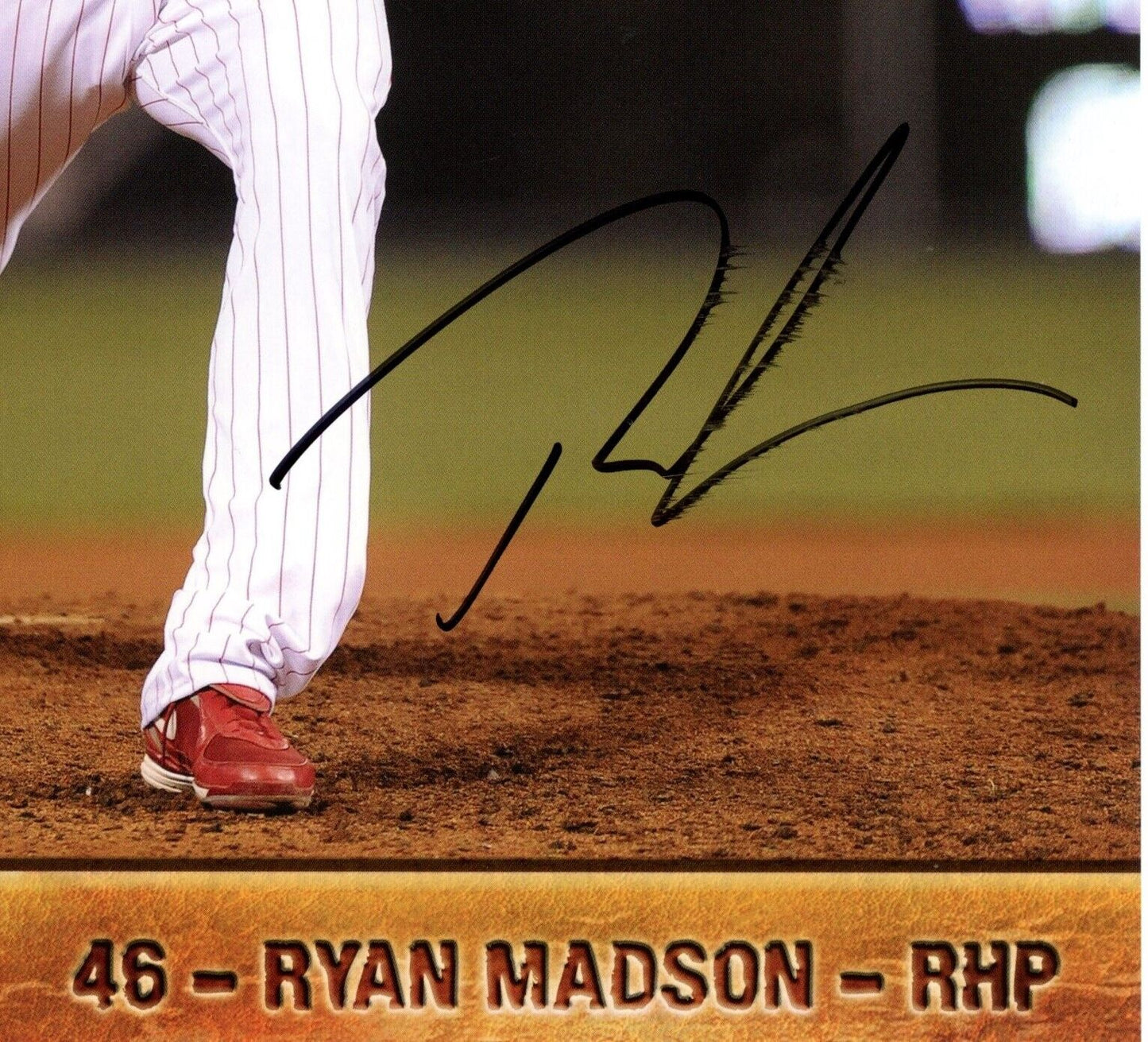 Ryan Madson Autographed 2011 8x10 Phillies Phan Photo