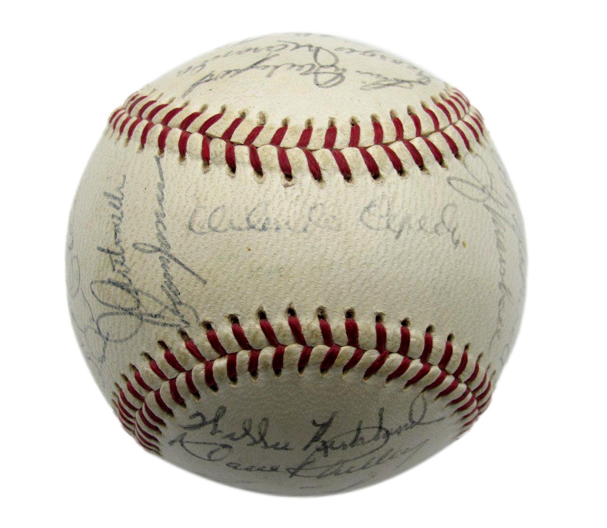 1960 San Francisco Giants Team Signed by 23 ONL Baseball Cepeda HOF 189831