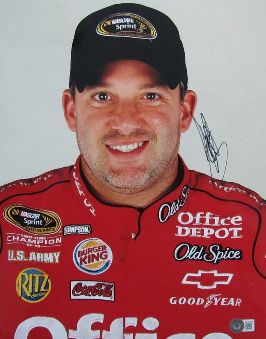 Tony Stewart Autographed 11x14 NASCAR Photo Beckett