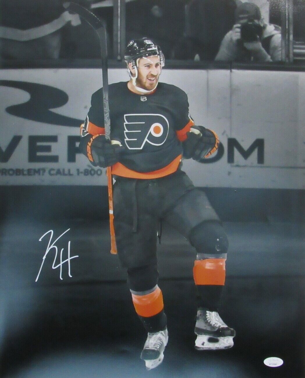 Kevin Hayes Philadelphia Flyers Signed/Autographed 16x20 Photo JSA 157043