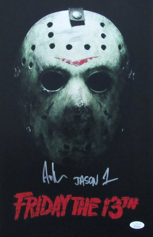 Ari Lehman Autographed/Inscribed 11x17 Movie Poster "Friday the 13th" JSA