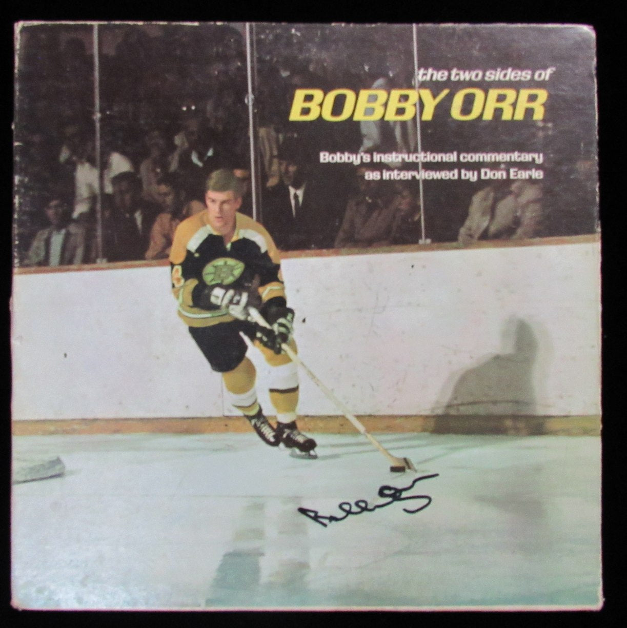 Bobby Orr HOF Signed/Autographed Record Album Cover w/ Record Bruins JSA 190135