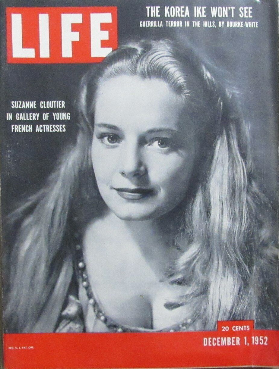 Vintage LIFE Magazine December 1, 1952 - Suzanne Cloutier French Actress 164710