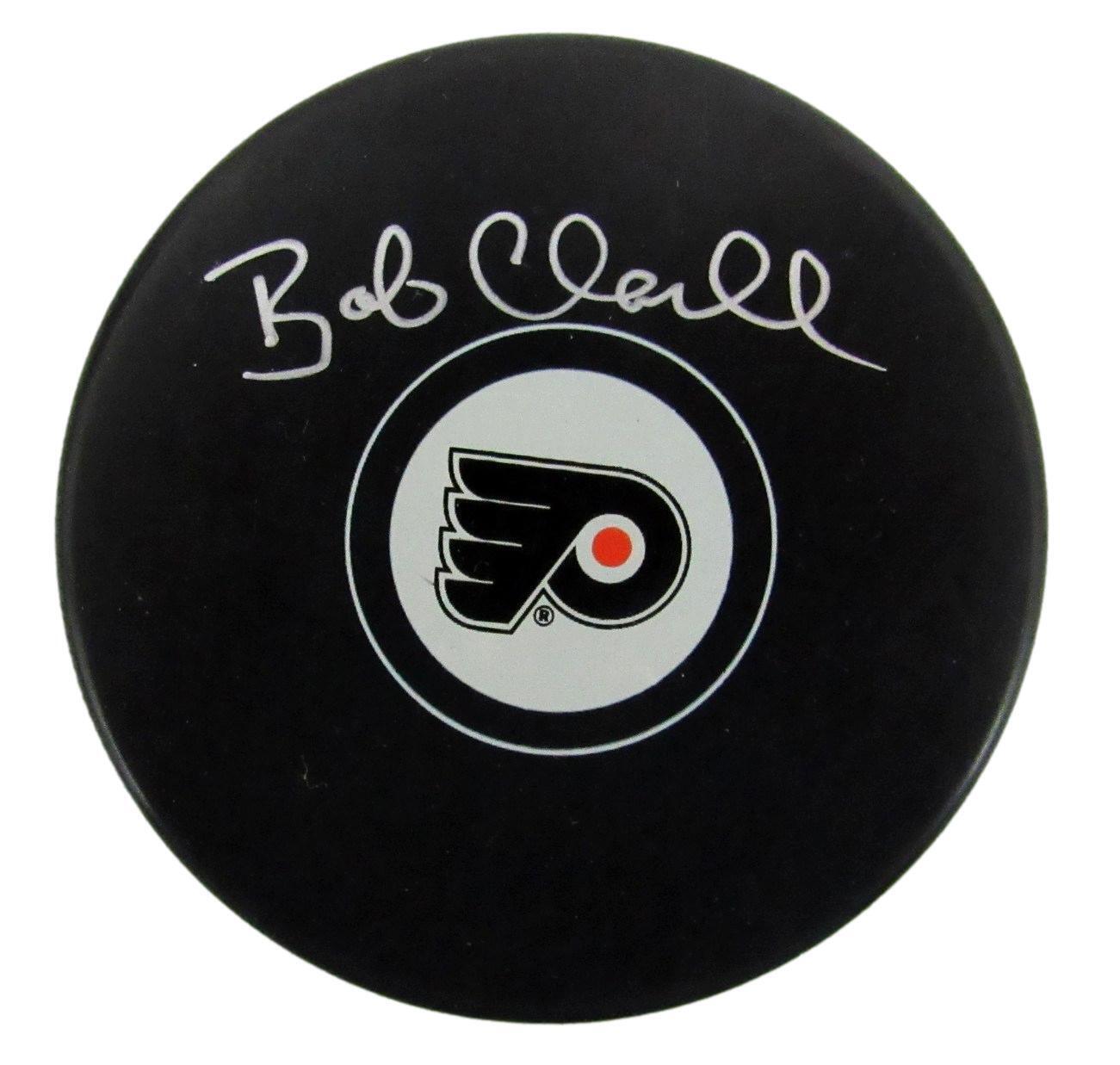 Bobby Clarke HOF Autographed Philadelphia Flyers Hockey Puck JSA