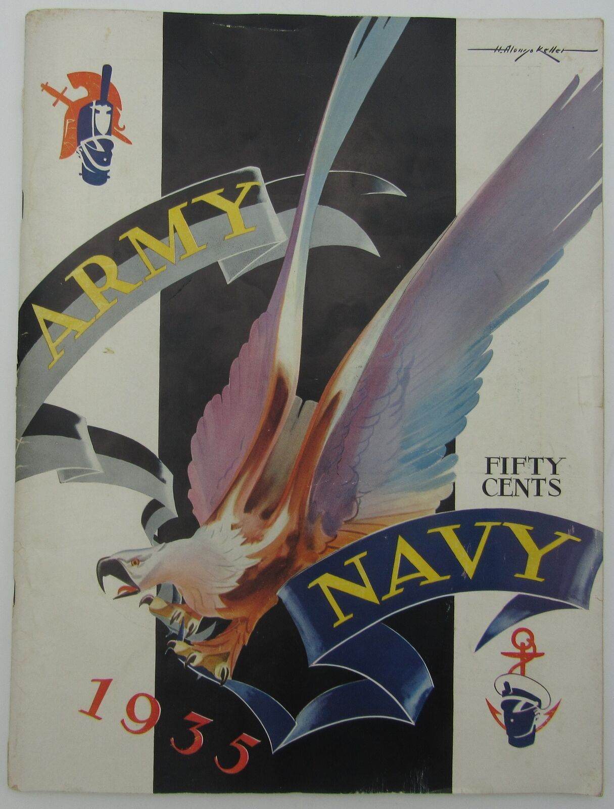 1935 Army vs. Navy College Football Game Program 144488