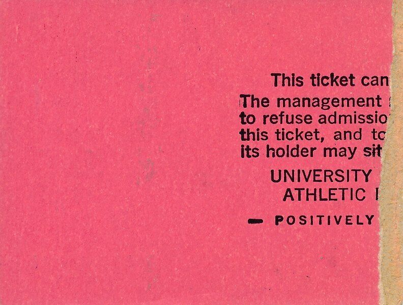 1964 Univ of Delaware vs. Rutgers College Football Game Ticket Stub 1440572