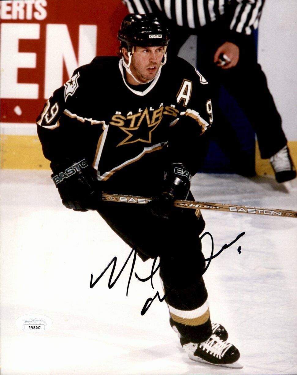 Mike Modano Dallas Stars HOF SignedAutographed 8x10 Photo JSA 160907