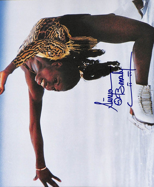 Suraya Bonaly 5X European Women's Figure Skating Champ Signed 8x10 Photo 180489