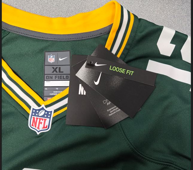 Aaron Rodgers Green Bay Packers Nike On Field XL Unsigned Jersey NWT 160596