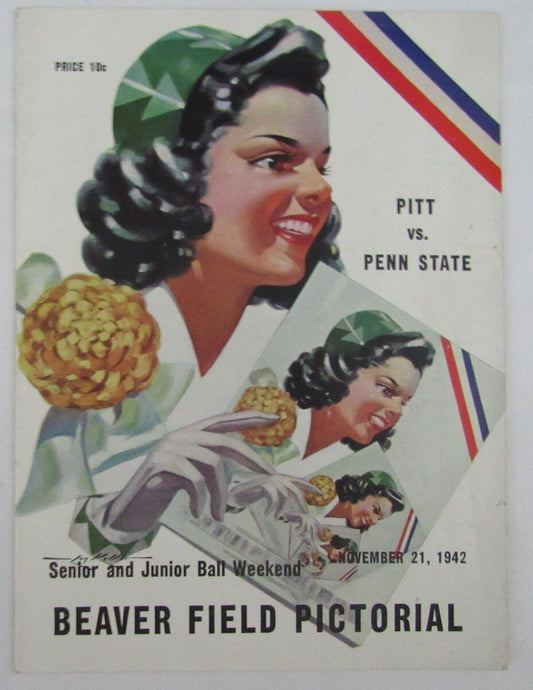 1942 Penn State Nittany Lions vs. Pitt Panthers College Football Program 137545