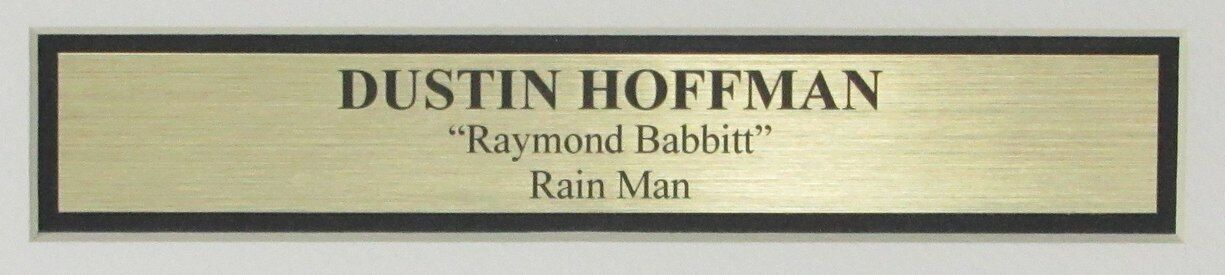 Dustin Hoffman "Raymond Babbitt" Signed/Auto 8x10 Photo Framed JSA 166679
