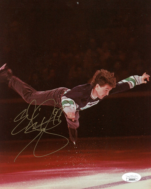 Elvis Stojko Autographed 8x10 Photo Olympic Canada Figure Skating JSA