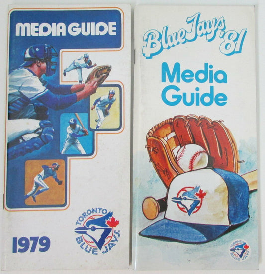 Lot of 2 Toronto Blue Jays Media/Press Guides 1979 and 1981 155211