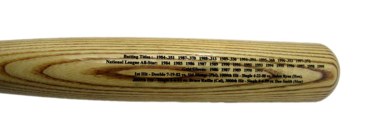 Tony Gwynn HOF Signed Louisville Slugger Bat with Stats Padres Beckett 190491