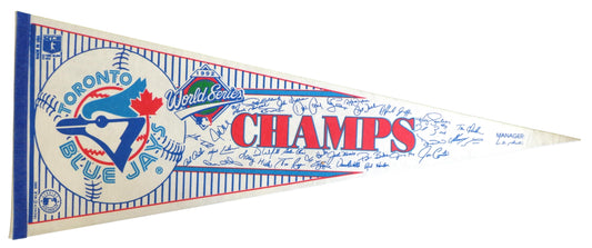 1992 Toronto Blue Jays World Series Champs Baseball 30x12 Felt Pennant