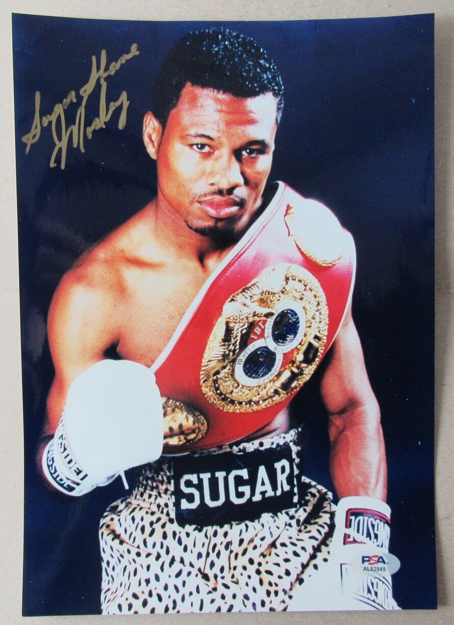 Sugar Shane Mosley Boxer Autographed 8x10 Photo PSA/DNA 177057