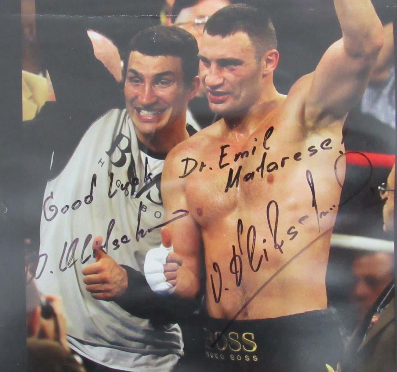 Wladimir Klitschko/Vitali Klitschko Dual-Signed/Auto Calendar Page JSA 158251