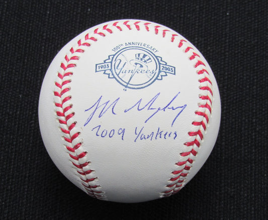 JR Murphy Signed/Auto Yankees 100th OML Baseball JSA Inscr  186895