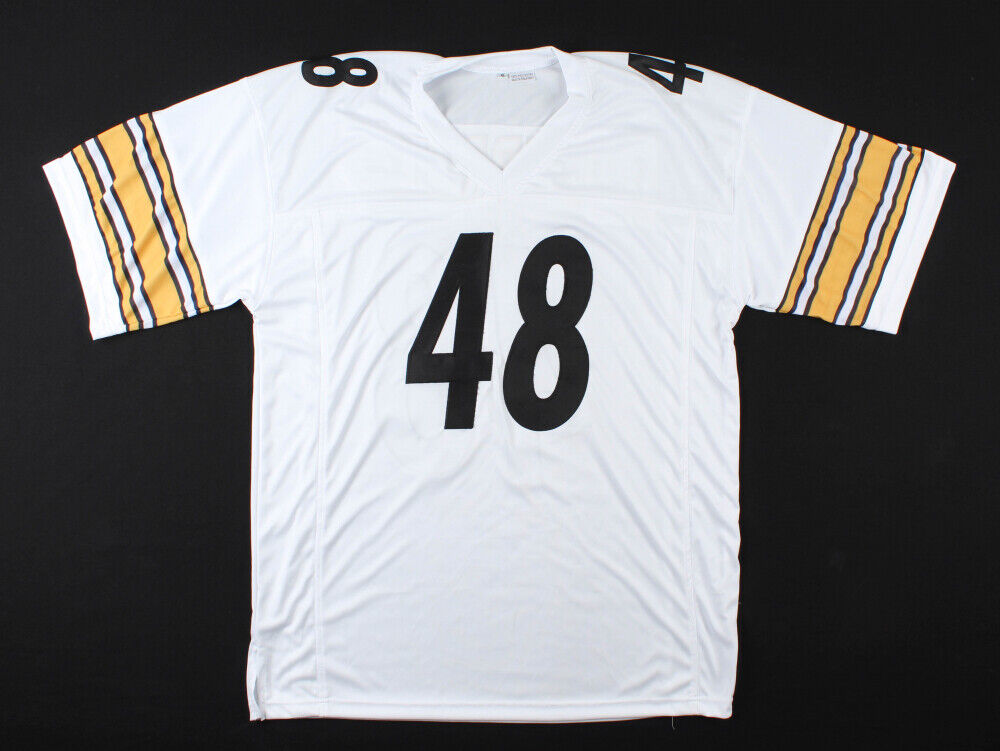 Bud Dupree Signed/Auto Steelers White Custom Football Jersey Beckett 157272