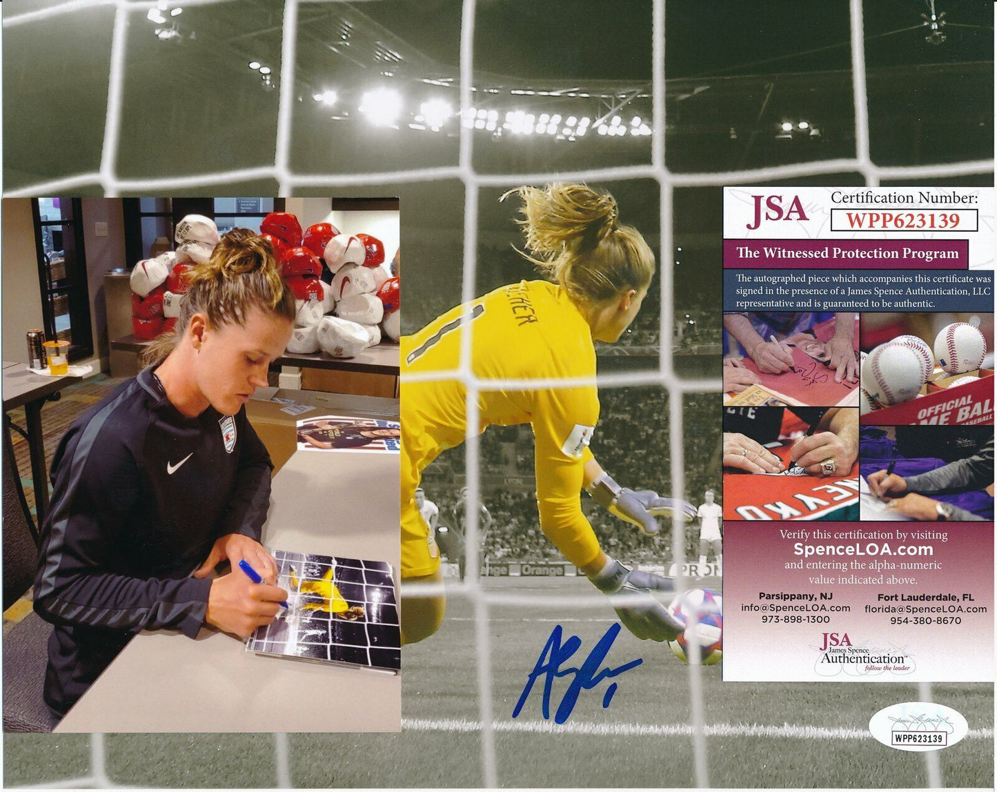 Alyssa Naeher USA Women's Soccer Team Signed 8x10 Photo JSA 145790